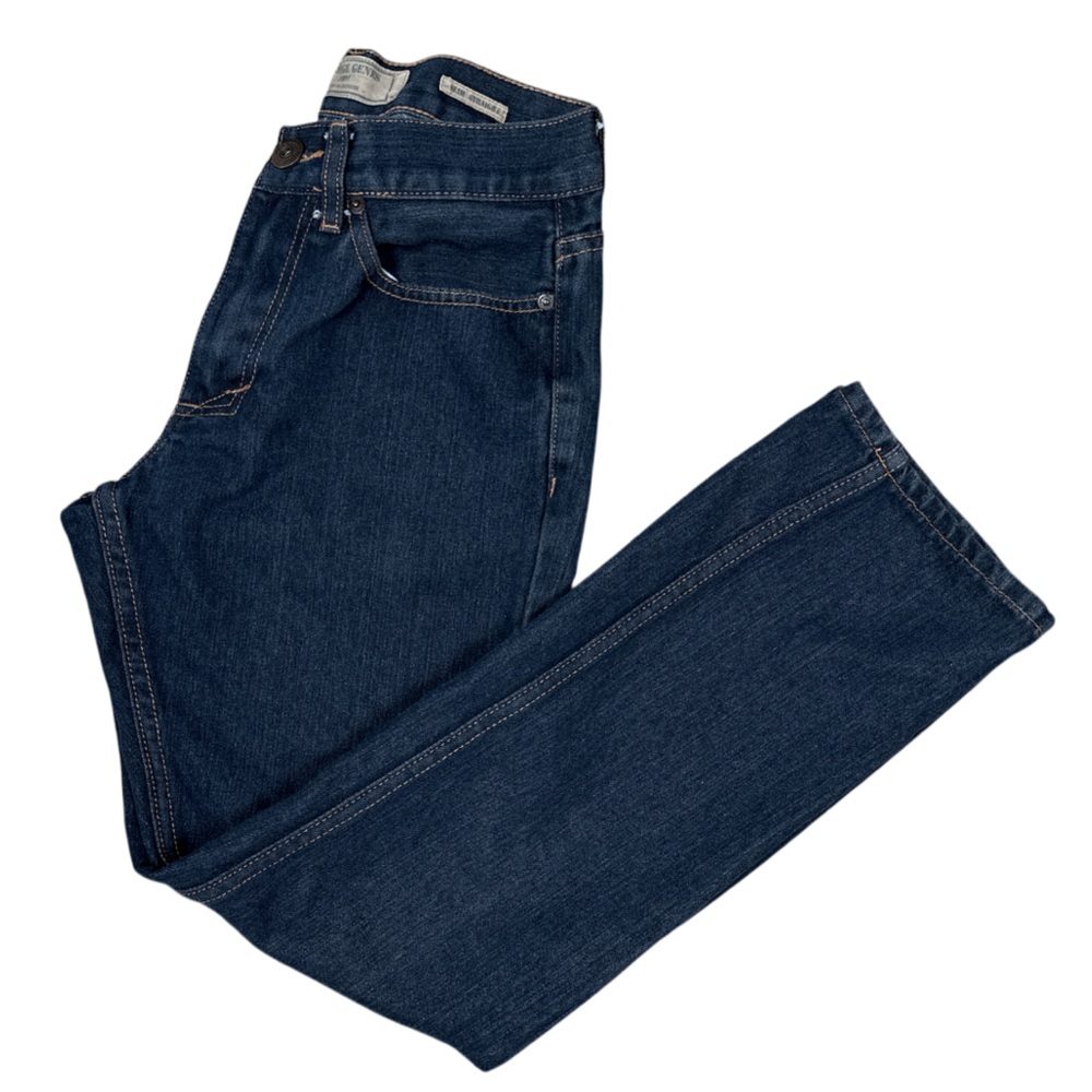 Vintage Genes 1891 Slim Straight Classic Blue Denim Jeans Men’s Size 28x30